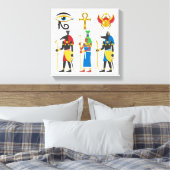 エジプト文字の記号 キャンバスプリント (インサイチュ (寝室))