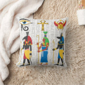 エジプト文字の記号 クッション (ブランケット)