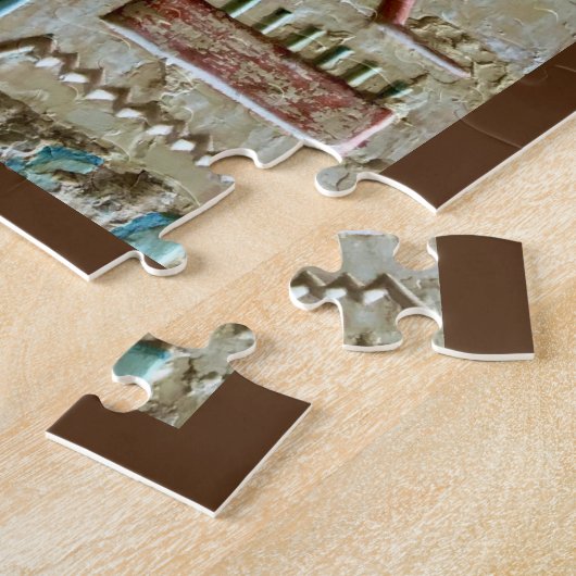 エジプト文字の記号 ジグソーパズル (側面)