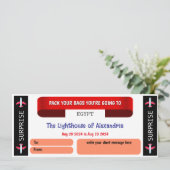 エジプト旅行ギフト券 (スタンド正面)