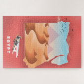 エジプト旅行ポスター ジグソーパズル (横)