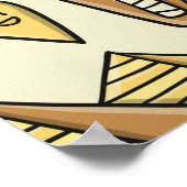 エジプト旅行。シームレスパターン ポスター (角)