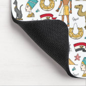 エジプト模様の色の記号 マウスパッド (コーナー)