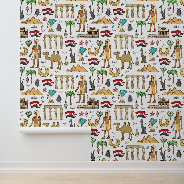 エジプト模様の色の記号 壁紙 (アプリケーション)