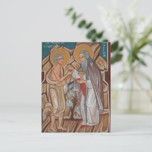 エジプト正教会の聖母マリア ポストカード (スタンド正面)