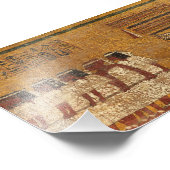 エジプト歴史東壁ツタンカームン墓 フォトプリント (角)