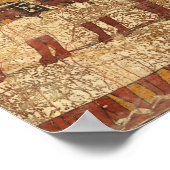 エジプト歴史東壁ツタンカームン墓 ポスター (角)