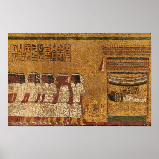 エジプト歴史東壁ツタンカームン墓 ポスター (正面)