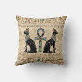 エジプト猫とアンクロス クッション (裏面)