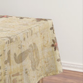 エジプト猫とアンクロス テーブルクロス (インサイチュ)