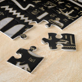 エジプト猫とホルスの目 ジグソーパズル (側面)