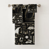 エジプト猫とホルスの目 バスタオルセット (インサイチュ)