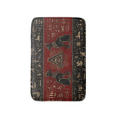 エジプト猫とホルスの目 バスマット (正面縦)