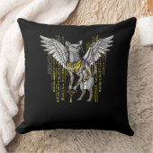 エジプト猫の女神アンク絵文字 クッション (ブランケット)