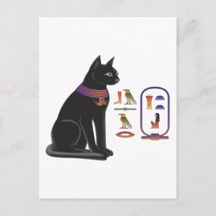 エジプト猫の女神バステット ポストカード