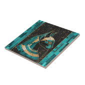 エジプト猫の女神バステット – モザイクアート タイル (側面)