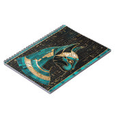 エジプト猫の女神バステット – モザイクアート ノートブック (左側)