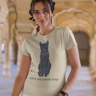 エジプト猫の女神バステット Tシャツ