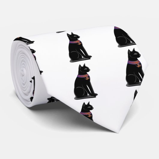エジプト猫の女神Bastet ネクタイ (ロール)