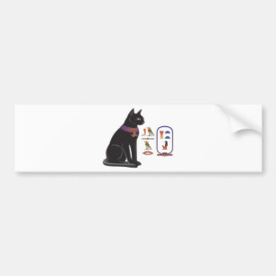 エジプト猫の女神Bastet バンパーステッカー