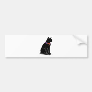 エジプト猫の女神Bastet バンパーステッカー