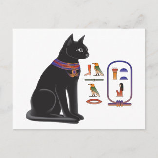 エジプト猫の女神Bastet ポストカード