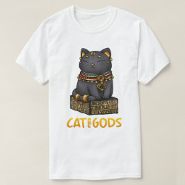 エジプト猫の神バステット猫は神々 Tシャツ