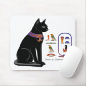 エジプト猫のHieroglyphicマウスパッド マウスパッド (マウス)