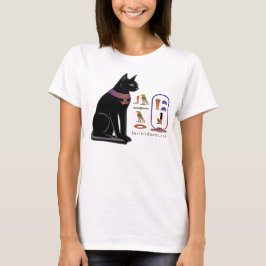 エジプト猫のHieroglyphic Tシャツ