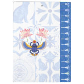 エジプト猫バサとファラージュ クリップボード (裏面)