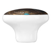 エジプト猫 セラミックノブ (側面)