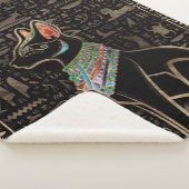 エジプト猫-バステット シェルパブランケット (3/4)