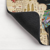 エジプト猫-パピルスのバステット マウスパッド (コーナー)