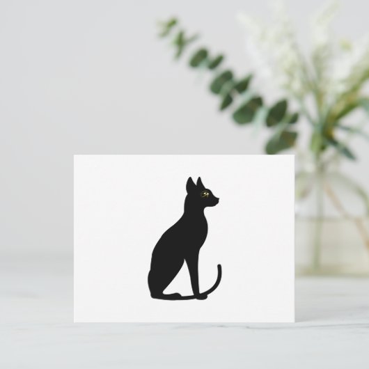 エジプト猫 ポストカード (スタンド正面)