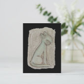 エジプト猫 ポストカード (スタンド正面)