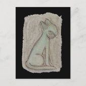 エジプト猫 ポストカード (正面)