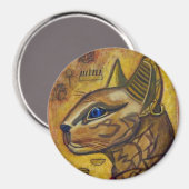 エジプト猫 マグネット (正面/裏面)