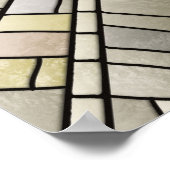 エジプト猫 – モザイクアート ポスター (角)