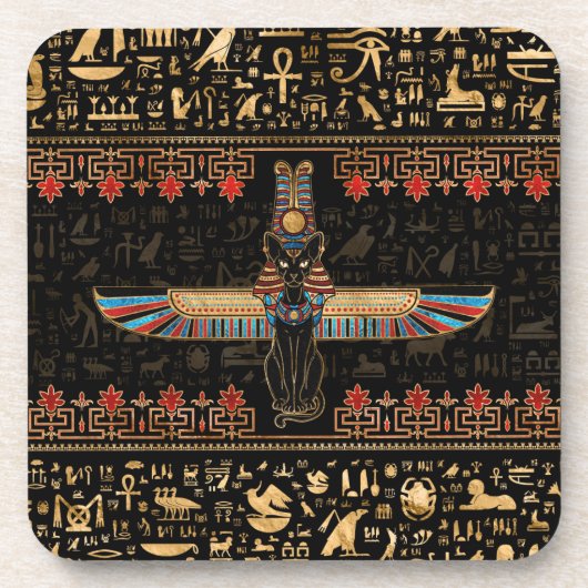 エジプト猫 – Bastet コースター (正面)