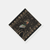 エジプト猫 – Bastet スタンダードカクテルナプキン (角)