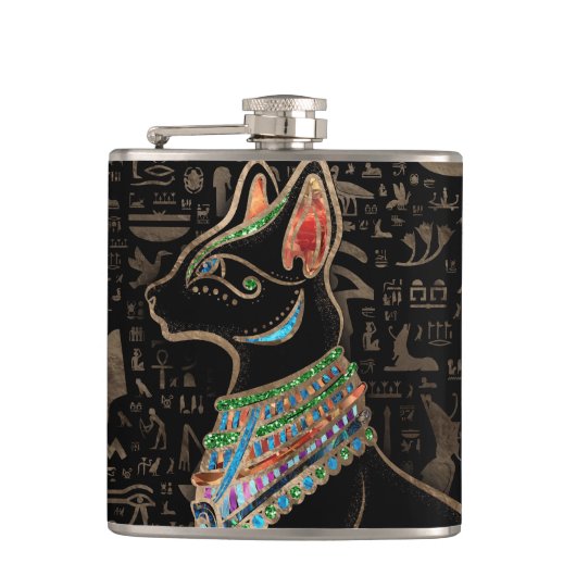 エジプト猫 – Bastet フラスク (正面)