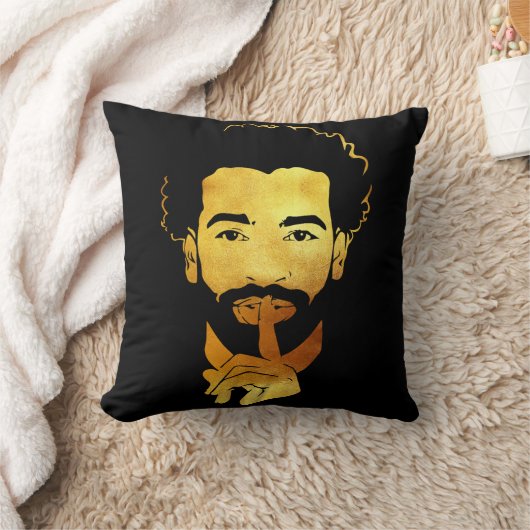 エジプト王サッカー・モハメド・サラ クッション (ブランケット)