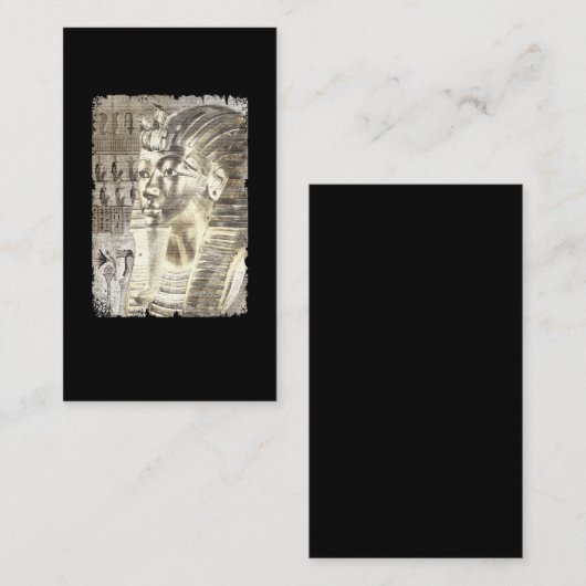 エジプト王ツタンカーメンの壁画 名刺 (正面/裏面)