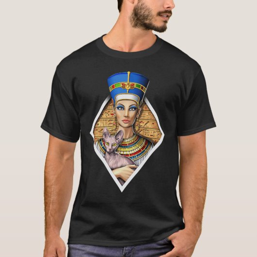 エジプト王妃ネフェルティ Tシャツ (正面)