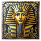 エジプト王室のゴールデンマスク – トゥタンカームン タイル (正面)