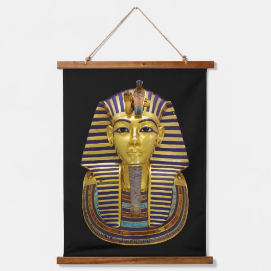 エジプト王室のゴールデン面 吊り下げ型タペストリー (正面)
