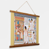 エジプト王室のデザインはがき 吊り下げ型タペストリー (傾斜あり)