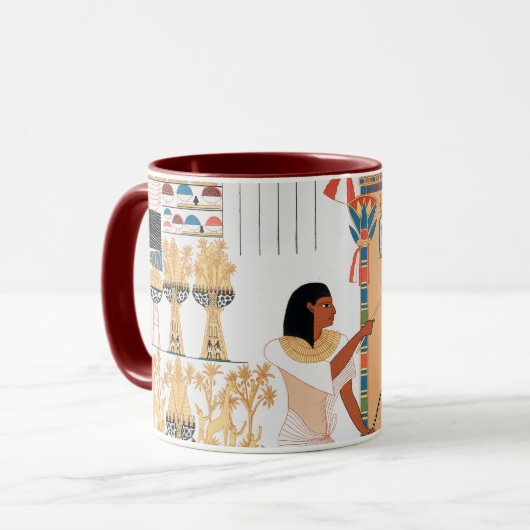 エジプト王室のデザインマグ マグカップ (正面左)