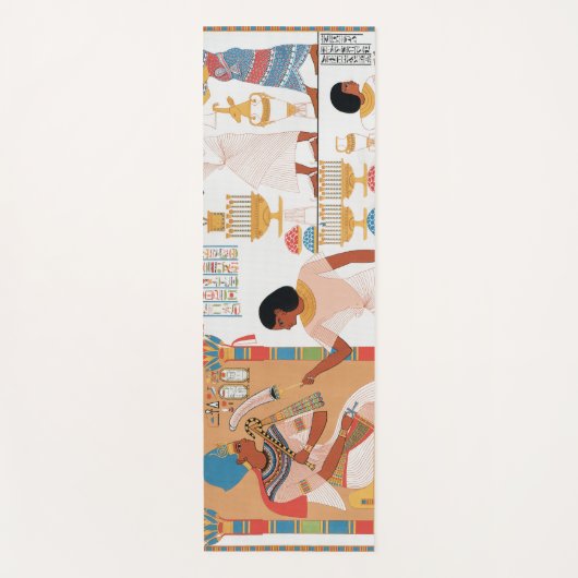 エジプト王室のデザイン ヨガマット (正面)