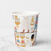 エジプト王室のデザイン 紙コップ (裏面)